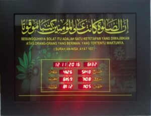 Jam Azan Surau Hijau LK